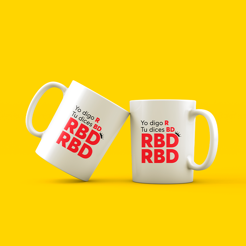 Caneca RBD - Yo digo "R" Tu...